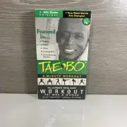 Tae Bo 8 Minute Workout VHS VCR Tape Billy Blanks 1998 Video NEW SEALED