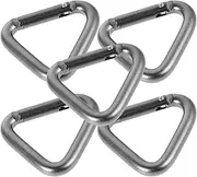 ARTSEWPLY Robust Aluminum Alloy 5 Pcs for Outdoor Activities Locking Mechanism Keychain Clip