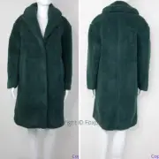 NEW Madewell green (Re)sourced Sherpa Teddy Coat, size S