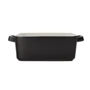 Maxwell & Williams 24x8cm Epicurious Square Roasting Baking Dish w Handles Black