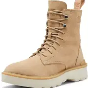 Sorel Women's Hi-Line Lace Boots in Ceramic, Chalk Beige Cream Neutrals size 7