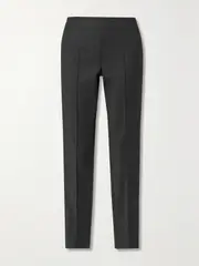 [AKRIS] AKRIS - Melissa Wool-blend Slim-leg Pants - Black - US16 US16 Black