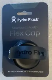 Hydro Flask Flex Cap For Standard Mouth Bottle, Replacement Lid SFX001 Black