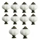10x white ceramic furniture knobs furniture handles cupboard knob furniture knob