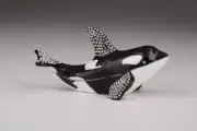 Whale Faberge trinket box hand made by Keren Kopal w/ Austrian crystal