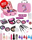 28PCS Kids Makeup Kit for Girls, Unicorn Washable Real Makeup, Non-Toxic Gift