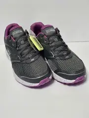Skechers Women's Go Run Consistent Dynamic Energy Charcoal/Purple New In Box