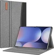 [FINTIE] Case for Samsung Galaxy Tab S8 Ultra 14.6 Inch 2022 (Model SM-X900/X906), Multiple Angle Portfolio Cover with Pocket Auto Sleep/Wake, Gray