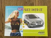 2004 HYUNDAI GETZ AUSTRALIA BROCHURE