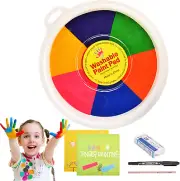 Finger Painting Kit - Washable Multi-Color Finger Paint Pad - Funny Finger Paint