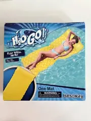Bestway H2O GO Float N Roll Air Mat Swimming Pool Float 86in X 33in