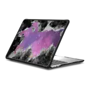 MacBook Air 13-inch (M2 - M4) Impact Case Black white gold pink purple watercolor nebula painting