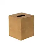 Belle Hunter Tissue Paper Box Storage Square Organiser Container 15.5cm Ochre