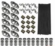 Zieichy New Pushrods & Rocker Arms Kit and 12pcs Hydraulic Lifters Compatible with 1987-2006 Jeep 242ci 4.0L Wrangler Grand Cherokee, Replace RK-551-2,PR-437,MPR437S Rocker Arm & Pushrod Kit