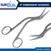 6" Curved Embroidery Tailor Dressmaking Scissors Sewing Stainless German Grade