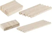 40 Pack Unfinished Balsa Wood Block Balsa Wood Rods Photo Blocks, Crafts & DIY Projects, Kids Toys, Modeling Making