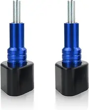 Motorcycle Slider for K1200R 2005-2008 K1300R 2009-2017 Motorcycle Frame Slider Protector Anti Crash Fairing Guard Falling Protection Front Axle Slider (Color : Blue)