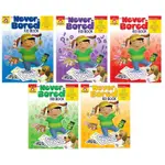 THE NEVER-BORED KID BOOK (全5冊)(AGES 4-5, AGES 5-6, AGES 6-7, AGES 7-8, AGES 8-9)/JOY EVANS【禮筑外文書店】