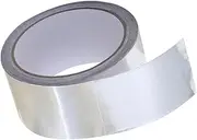LAPYAPPE 1 Roll Heat Resistant Tape Double Sided Tape Mounting Tape Tin Foil Roof Vent Label Plumber Tape Butyl Tape Duct Tape Door Stoppers White Tape Dryer Pans Glue Tape Aluminum Foil
