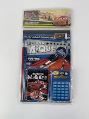 Disney Pixar Cars Lightning McQueen 7 pc Calculator Stationary Set NIP