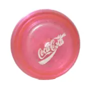 VINTAGE VERY RARE TOY MEXICAN COCA COLA YO-YO TRANSLUCENCE PINK
