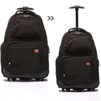 在飛比找momo購物網優惠-【KAWASAKI】三用輕巧拉桿旅行電腦袋(鋁合金拉桿)