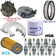 Tune Up Kit Filters Cap Wire Spark Plugs For PONTIAC FIREBIRD V8 6.6L 1975