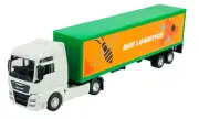 WELLY MAN TGX XXL WHITE WITH TRAILER 1:64 DIE CAST METAL MODEL NEW IN BOX TRUCK