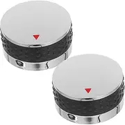GAROZATION 2pcs BBQ Grill Knob Stove Knobs Universal Grill Control Knob Surface Burner Knobs Stove Control Knob Oven Thermostat for Electric Oven Fire Pit Knob Replacement Oven Cooktop Knob