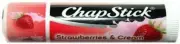 3 Pack ChapStick .15 oz. Strawberries & Cream Lip Balm New
