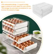 Egg Cartons Bulk Storage Box Drawer Holder for Refrigerator