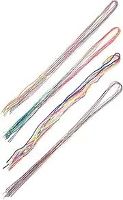 Ipetboom 36pcs String Braided Hair Wrap Strings Vibrant Multi Color Hair Rope for Creative Styles Durable Material for All Ages