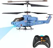 POCO DIVO SuperCobra AH-1 RC Helicopter S108G, US Marine Attack Aircraft Model, USMC SeaCobra Navy Cobra Fighter, Infrared 3CH Remote Control Gyro Flight, Kid Toy Plane Gift Adult Military Collection