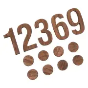 1 Set of Wall Clock DIY Numerals Clock Numerals Kit Replacement Clock Numerals