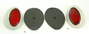 Tail Light Assembly Left & Right Side Fits Volkswagen Type1 Bug 1956-3/1961 (for: Volkswagen)