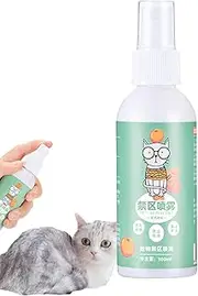 Keep off Cat Spray - Anti Cat Scratch Furniture Protector Spray - Kitten Training Aid Pet Correction Solution for Carpets Plants Walls Floors Shoes Cords