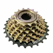 TDR Shimano MF-TZ500-7 MTB Bicycle 7-Speed Freewheel Screw-On Cassette 14-28T for MTB Road Cycling Bike