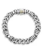 Lagos Men's 18K Yellow Gold & Sterling Silver Anthem Twist Curb Chain Link Bracelet - Exclusive