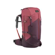 Trek 100 Easyfit Mountain Trekking Backpack 50L - Deep Chocolate Truffle
