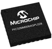 Microchip MICROCONTROLLERS 5Pcs 32bit 25MHz 28-Pin QFN PIC32MM0064GPL028-I/ML