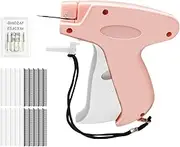 Handheld Tagging Gun Stitch Gun for Quick Clothing Fix-Tag Attacher Guns for Clothes-Mini Sewing Micro Tagging Gun,Includes 6 Needle,1000 Black Fasteners & 1000 White Fasteners