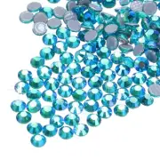 1440 Pcs Hotfix Rhinestones Crystal Glass Gems(SS16 4mm,Sky Blue )