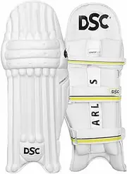 DSC Condor Flite Right Handed Cricket Batting Leg Guard for Boys, White-Turquoise