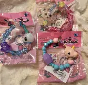 MAGIC PET BEADS ANIMAL BRACELET TOY SET OF 3 UNICORN PUPPY DOG NEW