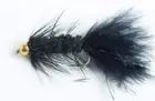 Bead Head Wooly Bugger Streamer Fly, 6 Pack