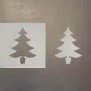 Christmas Tree 4 Plastic Mylar Stencil Airbrush Painting Art Supplies
