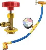 MGAVATPNPY Air Conditioner Tools Freon R134a Air Conditioning Recharge Measuring Hose Gauge R134a Refrigerante Open Valve Charging Pipe Air Conditioning Hoses and Accessories