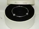 Authentic Pandora 591119 Bangle Bracelet Gift Set You're A Star 7.5" W Tag & Box