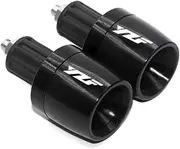 HJQHYLDZ Compatible With YZF R1 YZF R6 YZFR6 YZF R125 YZFR15 R25 YZF R3 YZF R25 Motorcycle CNC 7/8"22MM Grips Handle Bar Cap End Plugs(Black)