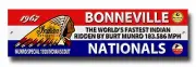 THE WORLDS FASTEST INDIAN METAL SIGN,BONNEVILLE SALT FLATS SPEED WEEK.BURT MUNRO